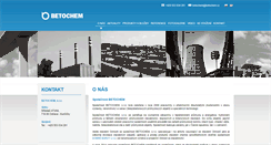 Desktop Screenshot of betochem.cz